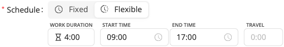 Flexible Schedule