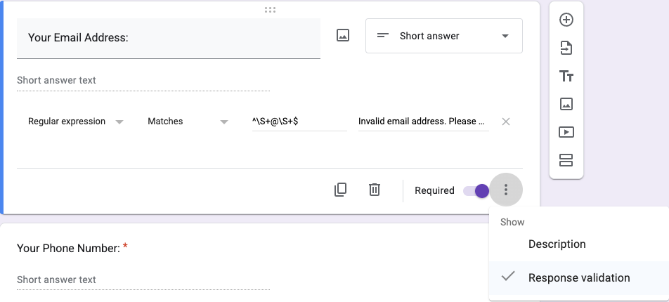 Response Validation